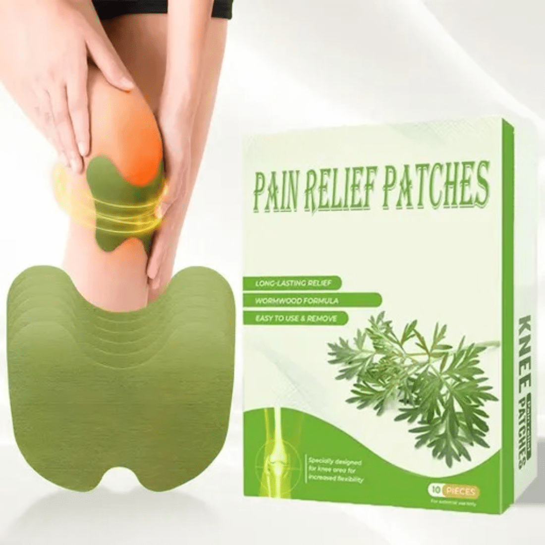Pain Relief Knee Patch – Fast Acting Relief for Knee & Joint Pain | Natural Heating Therapy Patch - Dreamzhub
