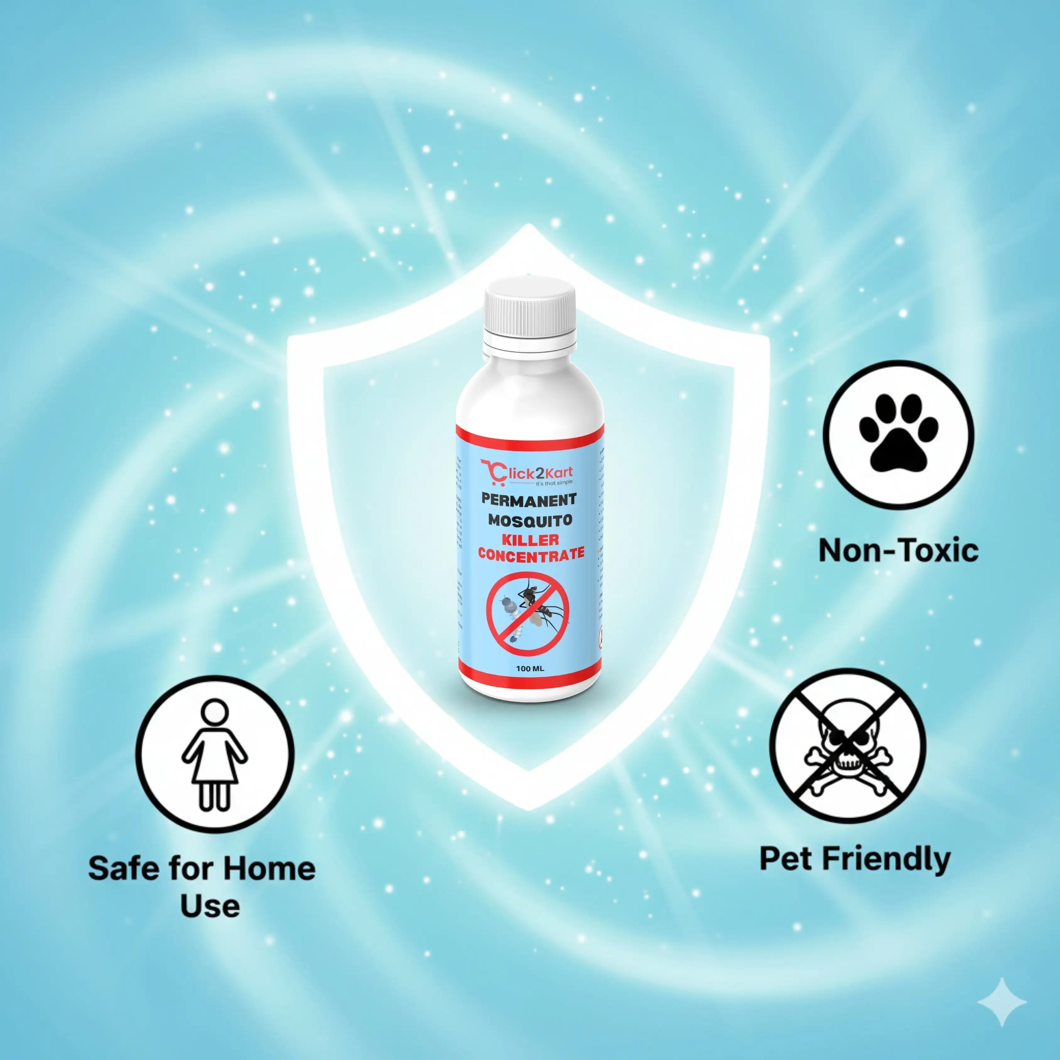 Permanent Mosquito Killer Concentrate | Fast - Acting Larvae & Mosquito Eliminator | Long - Term Home Protection - Dreamzhub