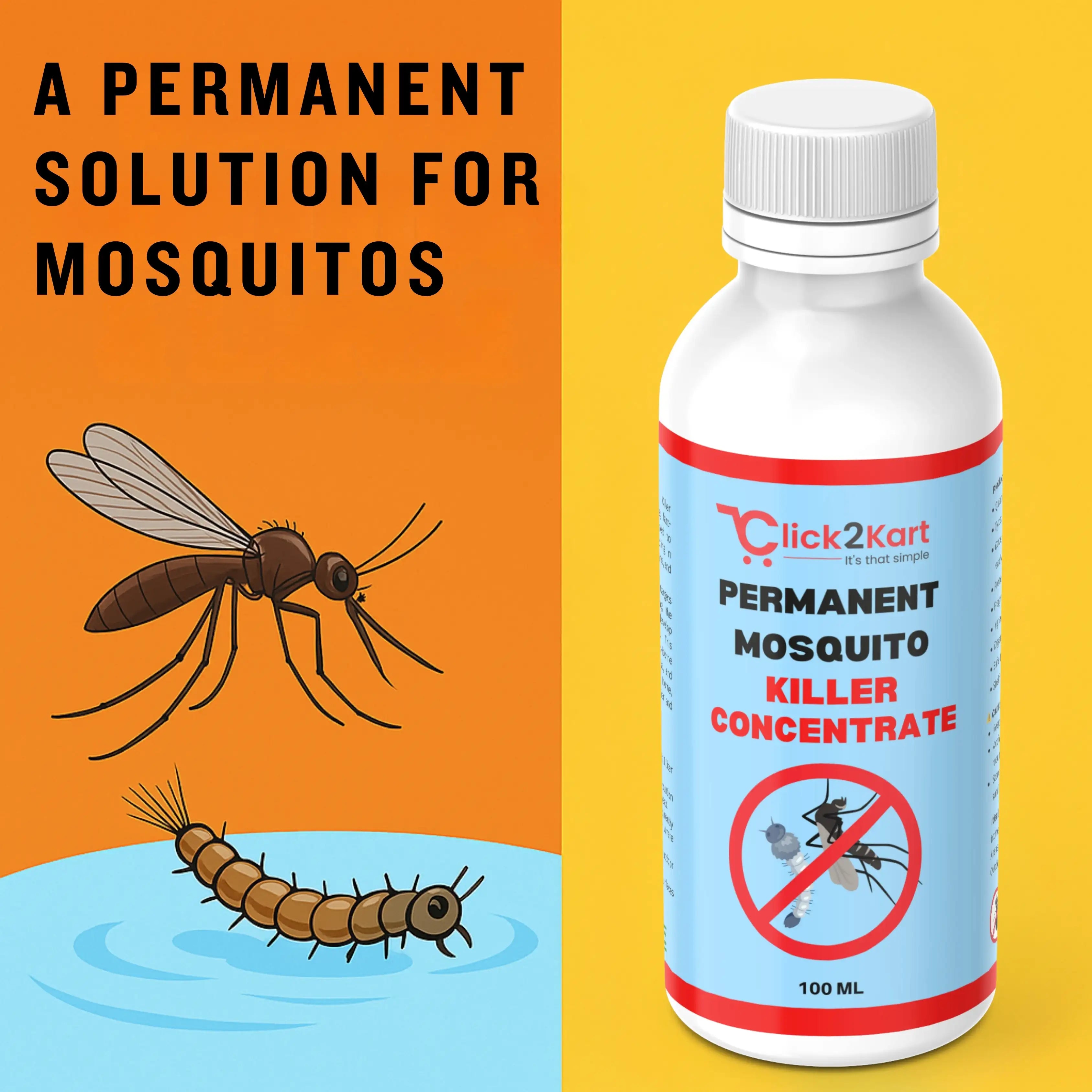 Permanent Mosquito Killer Concentrate | Fast - Acting Larvae & Mosquito Eliminator | Long - Term Home Protection - Dreamzhub