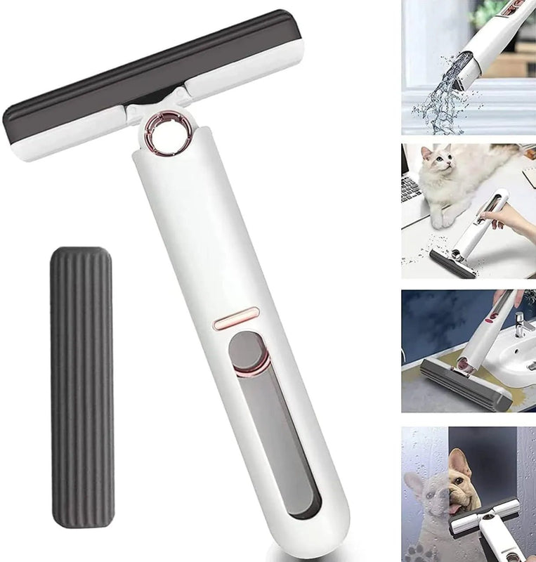Portable Mini Mop – Multipurpose Cleaning Tool for Kitchen, Bathroom, Car & Home (Wet & Dry Use) - Dreamzhub