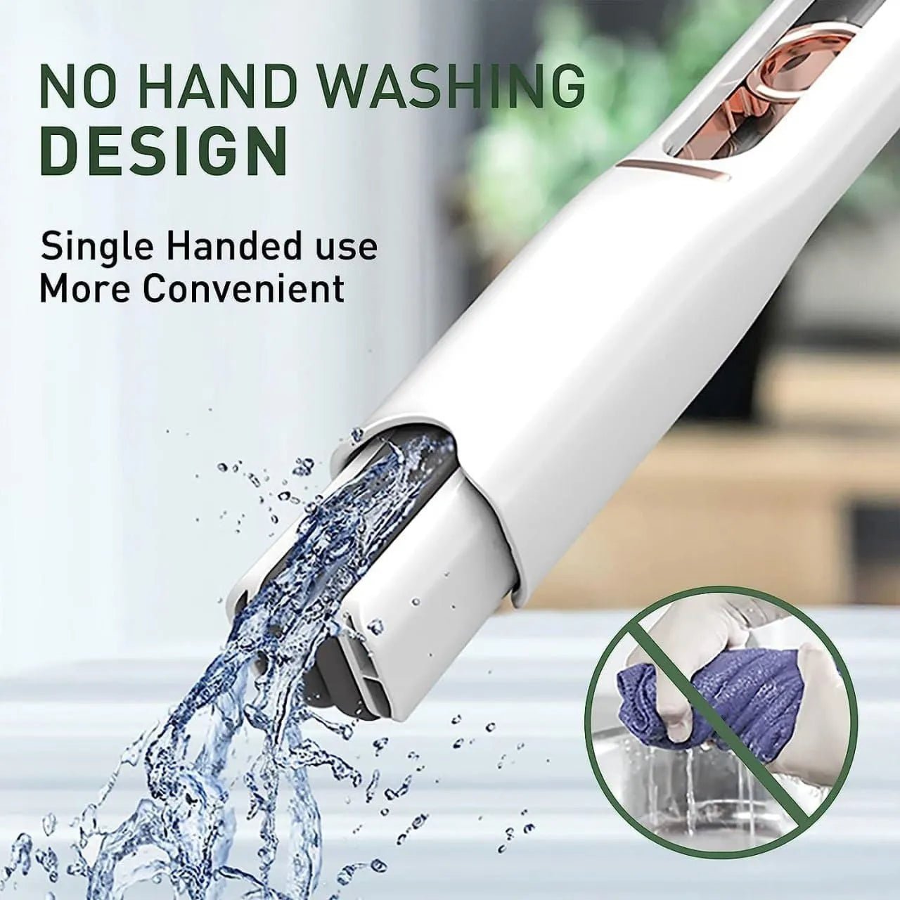 Portable Mini Mop – Multipurpose Cleaning Tool for Kitchen, Bathroom, Car & Home (Wet & Dry Use) - Dreamzhub