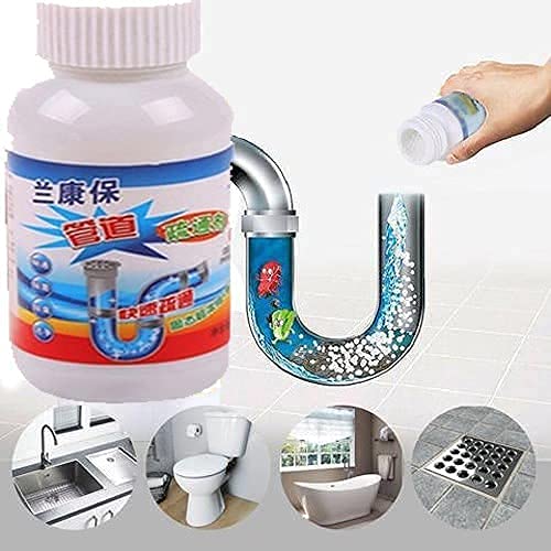 Powerful Drainage, Sinks & Pipes Blockage Removal Powder - Dreamzhub