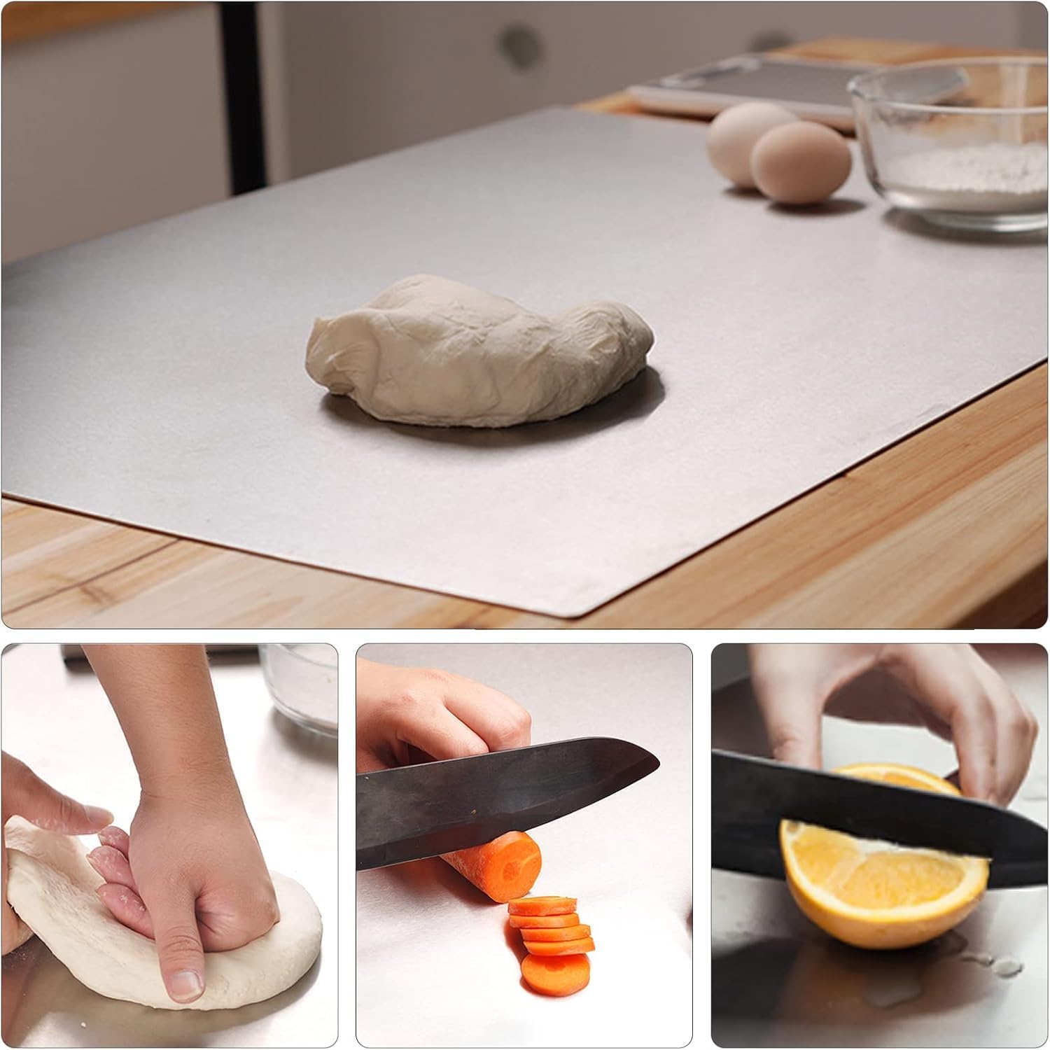 Premium Stainless Steel Chopping Board – Ultra - Durable, Hygienic & Rust - Resistant Cutting Board for Kitchen - Dreamzhub