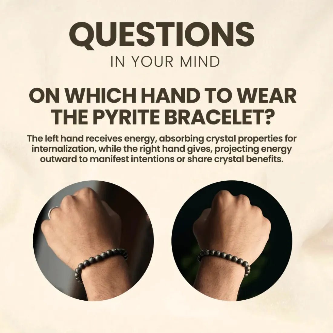 Pyrite Bracelet – A Symbol of Wealth, Protection & Positive Energy - Dreamzhub