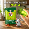 Multi-Purpose Rat & Insect Repellent Balls – Pack of 25