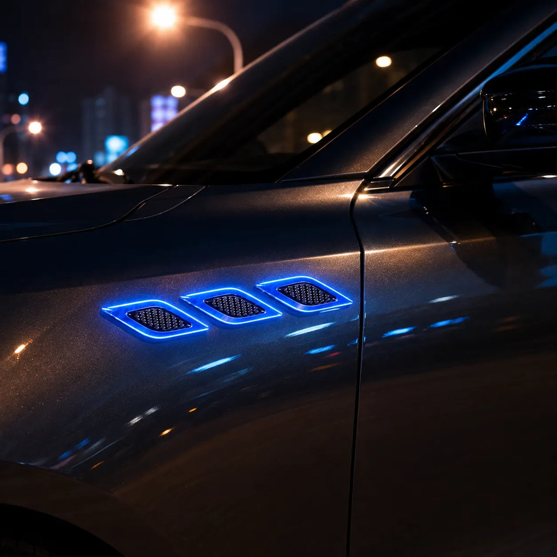 Car Side Sporty Reflectors (2 leafs )