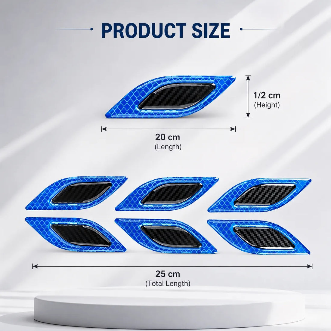 Car Side Sporty Reflectors (2 leafs )