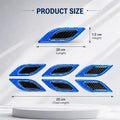 Car Side Sporty Reflectors (2 leafs )