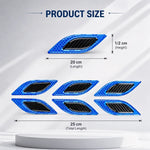 Car Side Sporty Reflectors (2 leafs )