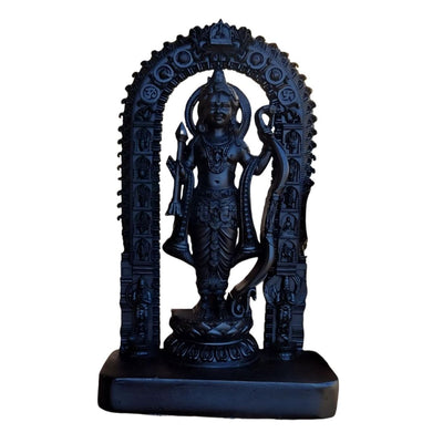 Lord Shri Ram Decorative Idol | Premium Black Finish Home & Office Murti