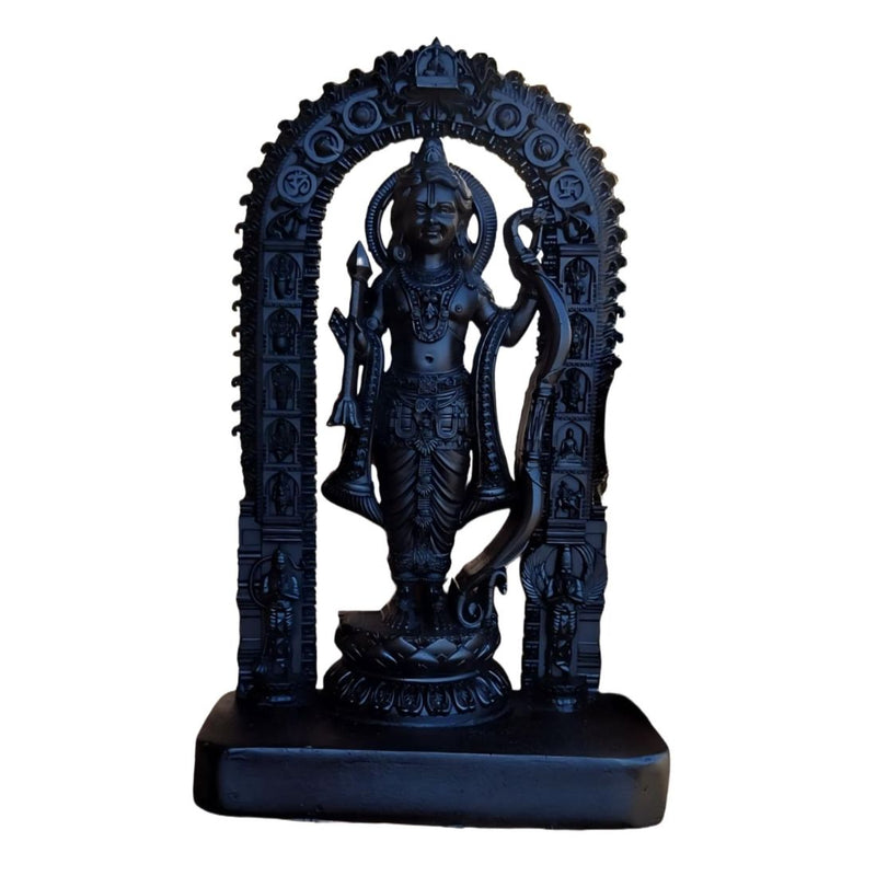Lord Shri Ram Decorative Idol | Premium Black Finish Home & Office Murti
