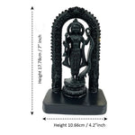 Lord Shri Ram Decorative Idol | Premium Black Finish Home & Office Murti