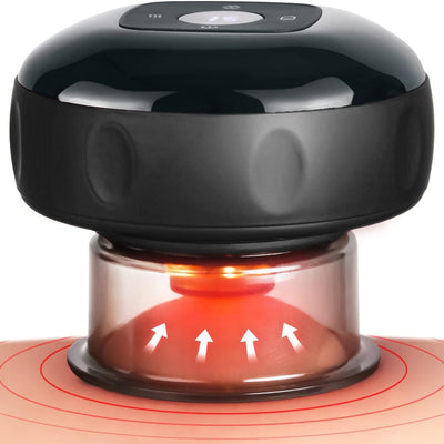 Rechargeable Cupping Therapy Massager with Heat and Suction for Pain Relief and Muscle Relaxation - Dreamzhub