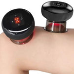 Rechargeable Cupping Therapy Massager with Heat and Suction for Pain Relief and Muscle Relaxation - Dreamzhub