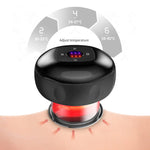 Rechargeable Cupping Therapy Massager with Heat and Suction for Pain Relief and Muscle Relaxation - Dreamzhub