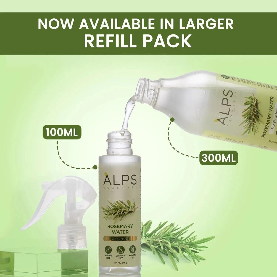 Rosemary Water Hair Spray For Regrowth - Dreamzhub