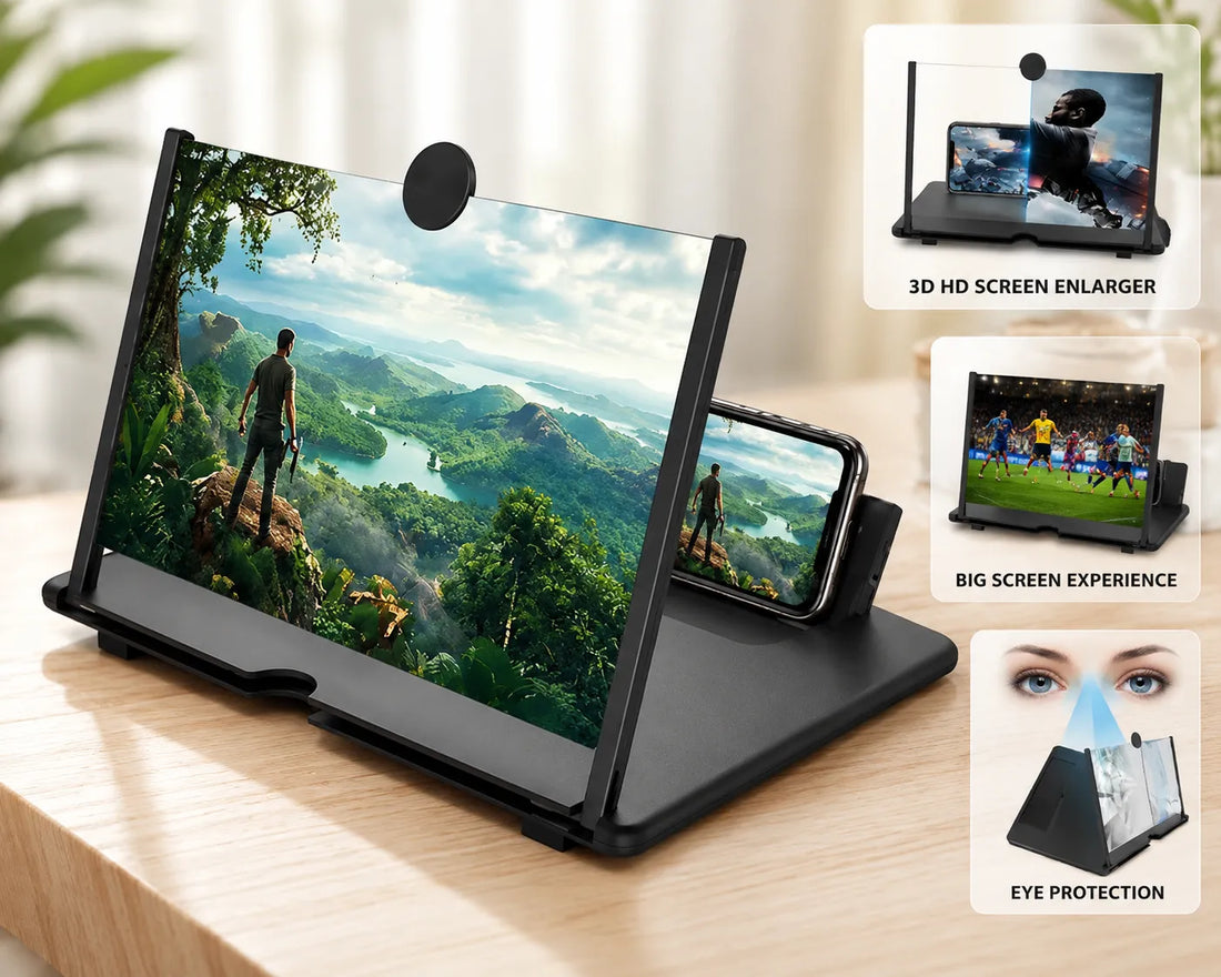 3D Screen Magnifier with Eye-Comfort Viewing Lens