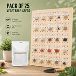 Pack of 25 Native Vegetable Seeds For Home Garden