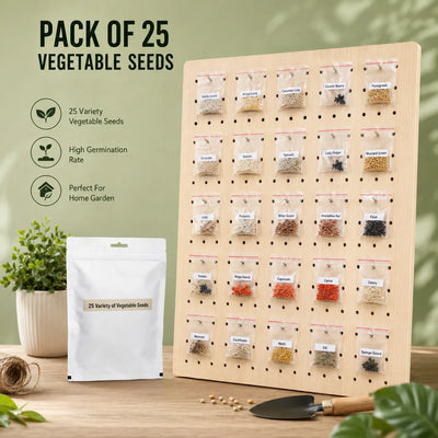 Pack of 25 Native Vegetable Seeds For Home Garden