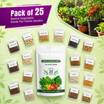 Pack of 25 Native Vegetable Seeds For Home Garden