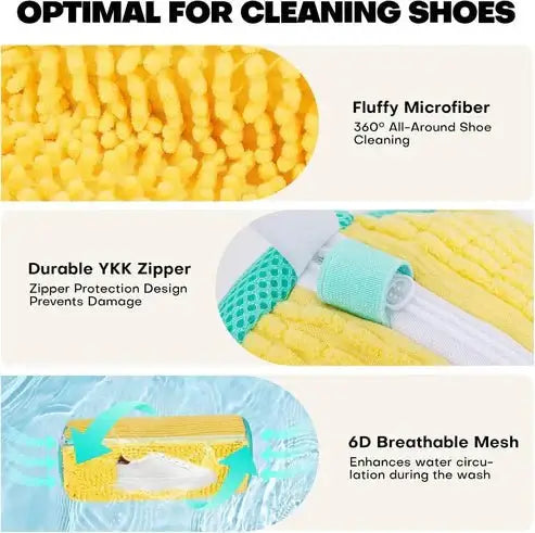 Shoe Washing Machine Bag – Durable Zip Laundry Bag for Cleaning Sneakers, Trainers & Footwear - Dreamzhub
