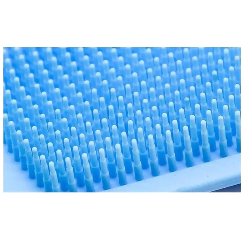 Silicone Bath Body Brush with Long Handle | Exfoliating Back Scrubber for Shower | Deep Cleansing & Massage Brush - Dreamzhub