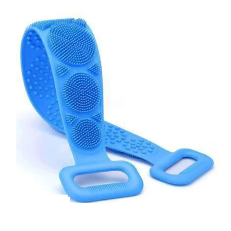 Silicone Bath Body Brush with Long Handle | Exfoliating Back Scrubber for Shower | Deep Cleansing & Massage Brush - Dreamzhub