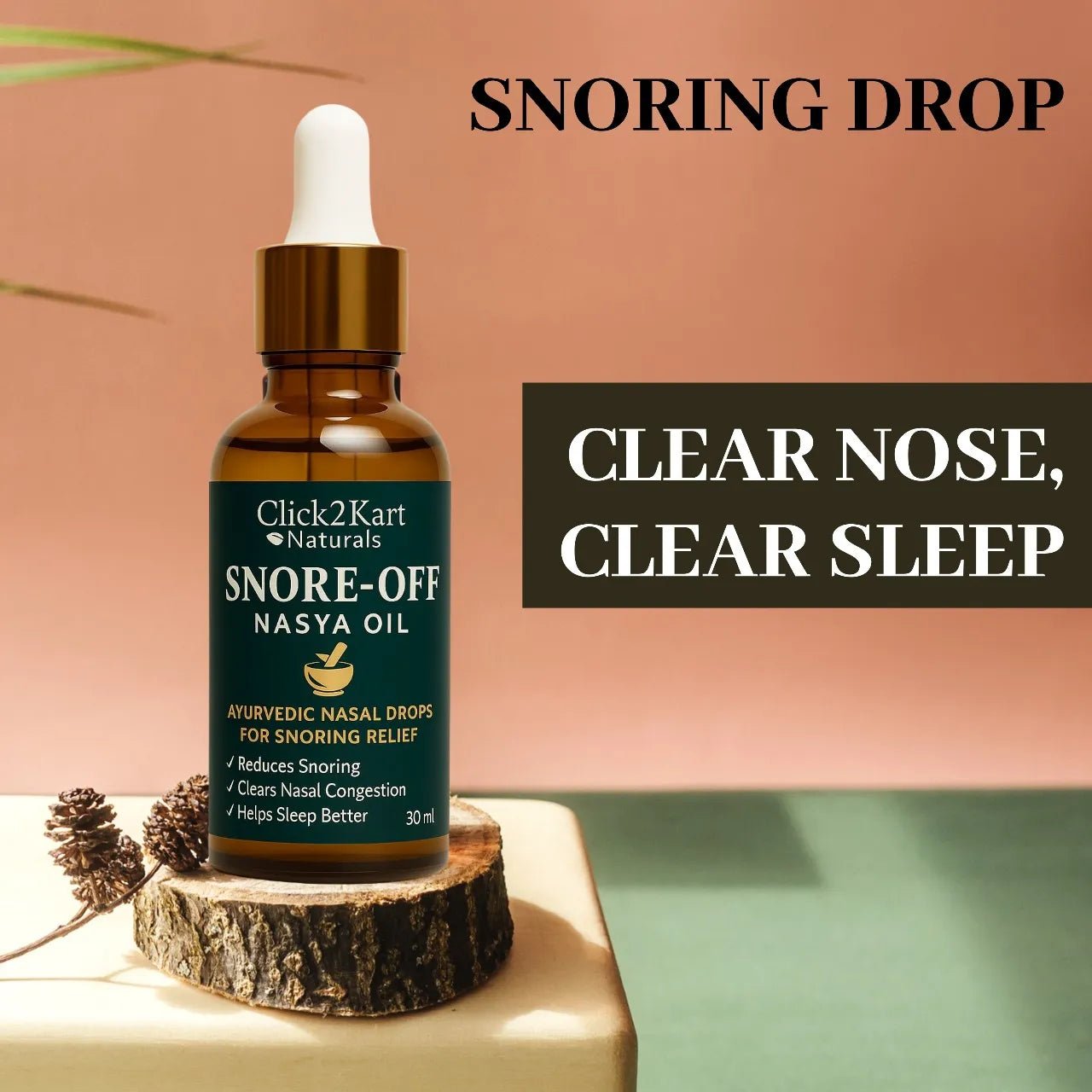 Snoring Drops 30ml – Natural Relief for Peaceful Sleep - Dreamzhub