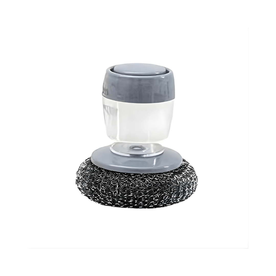 Soap Dispensing Palm Brush | Compact Kitchen Scrubber for Easy Cleaning - Dreamzhub