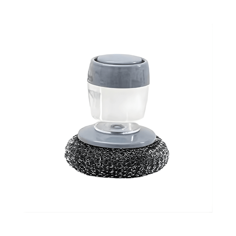 Soap Dispensing Palm Brush | Compact Kitchen Scrubber for Easy Cleaning - Dreamzhub
