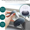 Soap Dispensing Palm Brush | Compact Kitchen Scrubber for Easy Cleaning - Dreamzhub