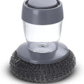 Soap Dispensing Palm Brush | Compact Kitchen Scrubber for Easy Cleaning - Dreamzhub
