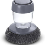 Soap Dispensing Palm Brush | Compact Kitchen Scrubber for Easy Cleaning - Dreamzhub