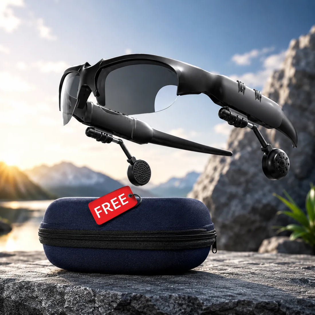 Bluetooth Smart Glasses With Free Hard Case