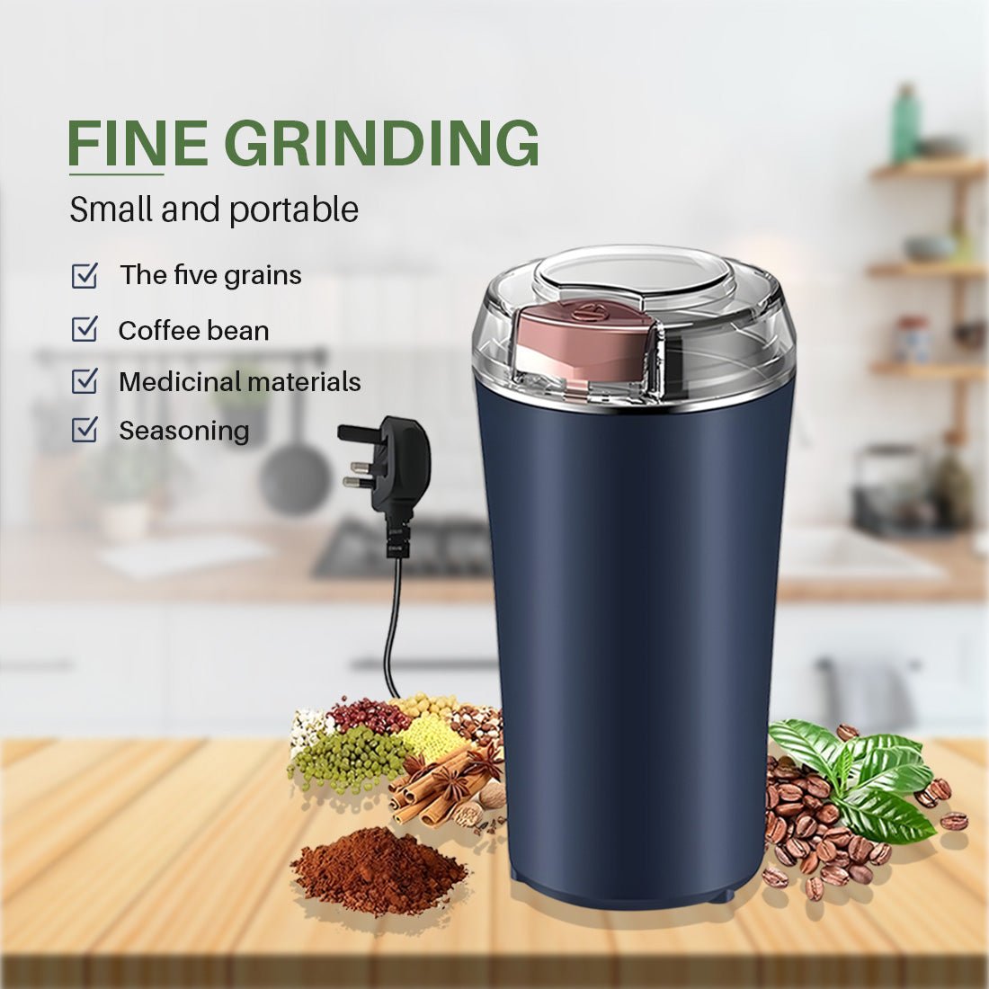 Stainless Steel Electric Portable Grinder - Dreamzhub