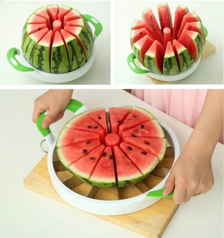 Stainless Steel Fruit & Watermelon Slicer Cutter – Easy, Mess - Free Precision Cutting - Dreamzhub