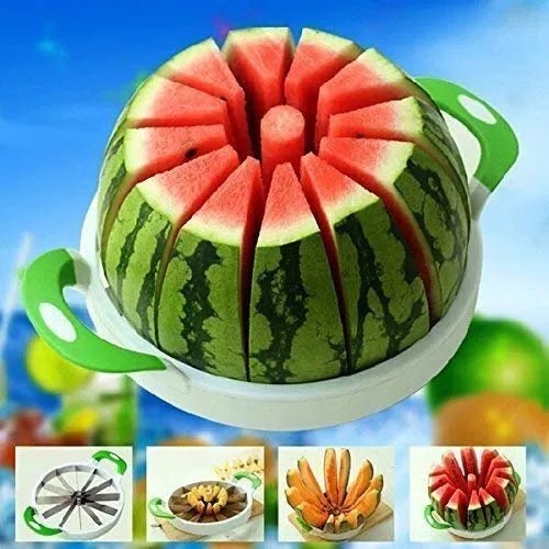 Stainless Steel Fruit & Watermelon Slicer Cutter – Easy, Mess - Free Precision Cutting - Dreamzhub