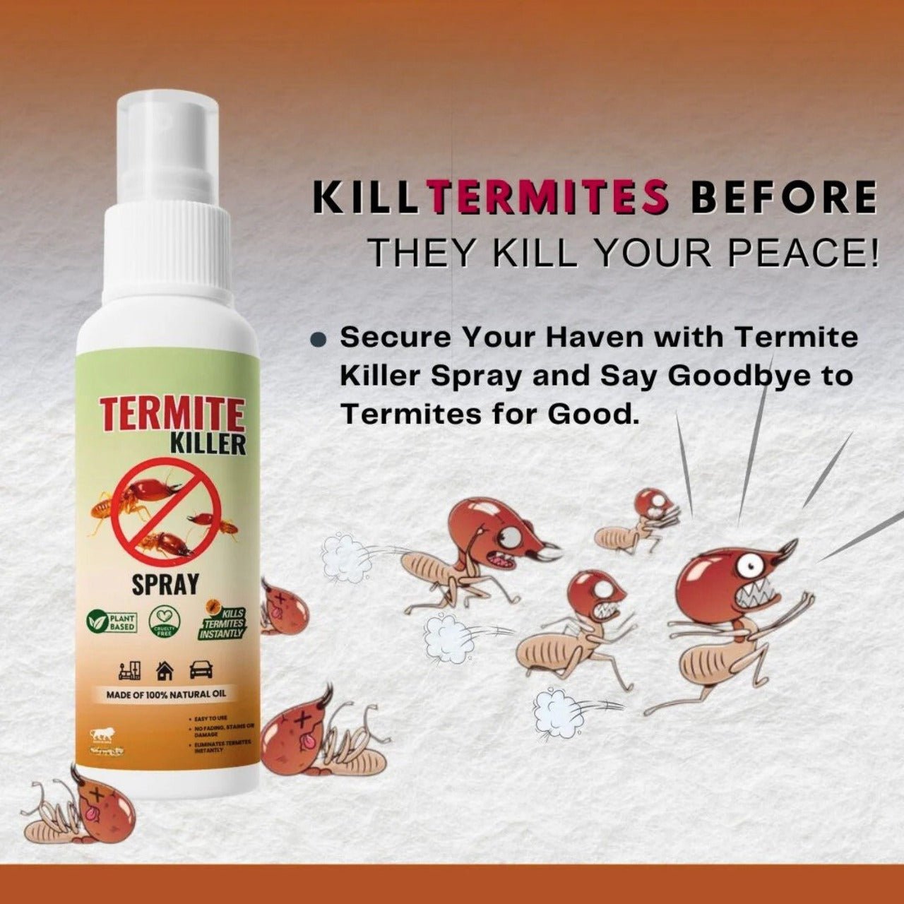Termite Killer Spray – Powerful Protection for Wood, Walls & Furniture - Dreamzhub
