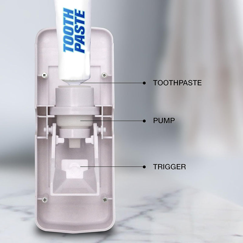 Wall Mounted Automatic Toothpaste Dispenser | Dust-Proof Toothpaste Holder