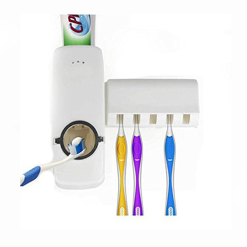 Wall Mounted Automatic Toothpaste Dispenser | Dust-Proof Toothpaste Holder