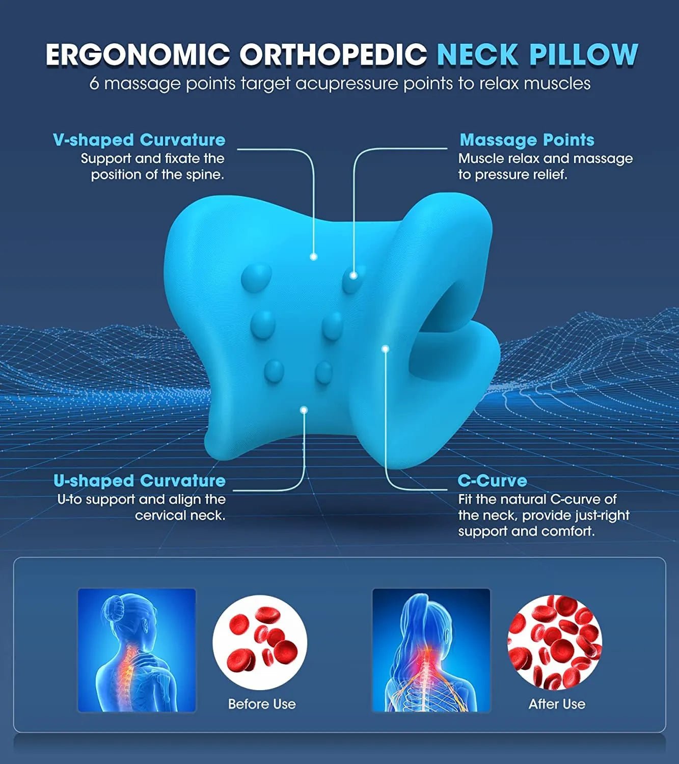 Ultimate Neck Massager – Deep Tissue Relief & Posture Corrector - Dreamzhub