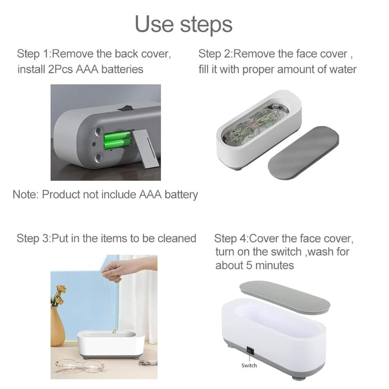 Ultrasonic Jewelry Cleaner – Sparkling Clean Jewelry in Minutes with Advanced Sonic Technology - Dreamzhub