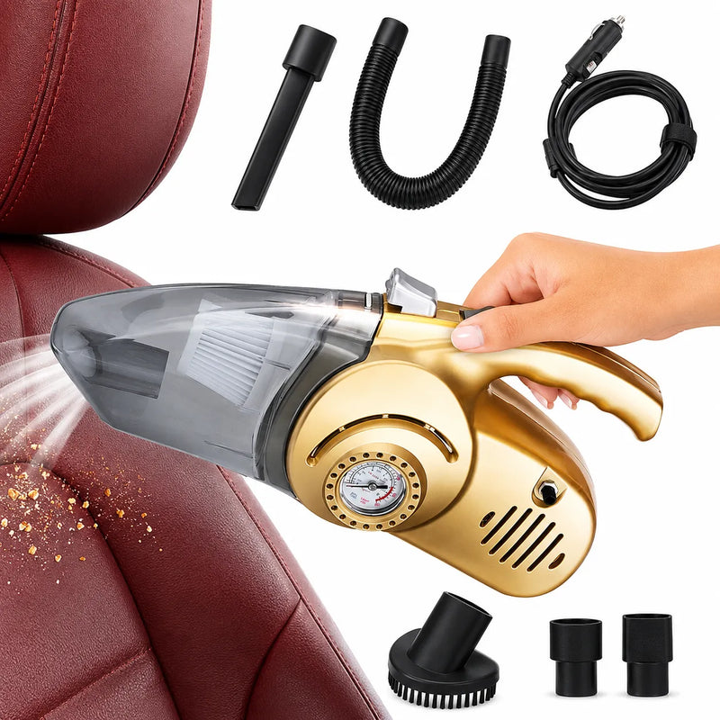 4 in 1 Car Vacuum Cleaner with Tyre Inflator
