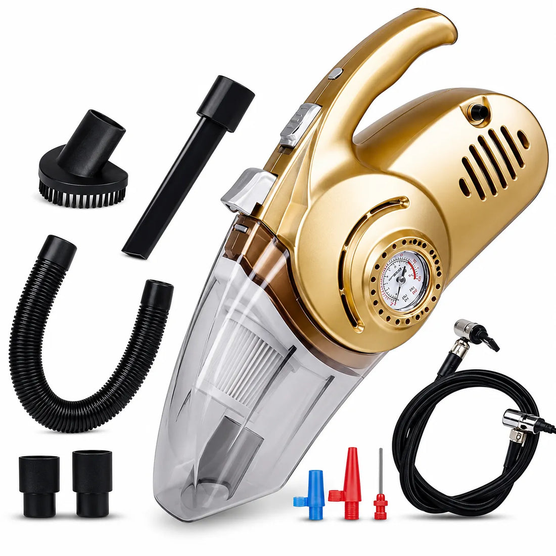 4 in 1 Car Vacuum Cleaner with Tyre Inflator