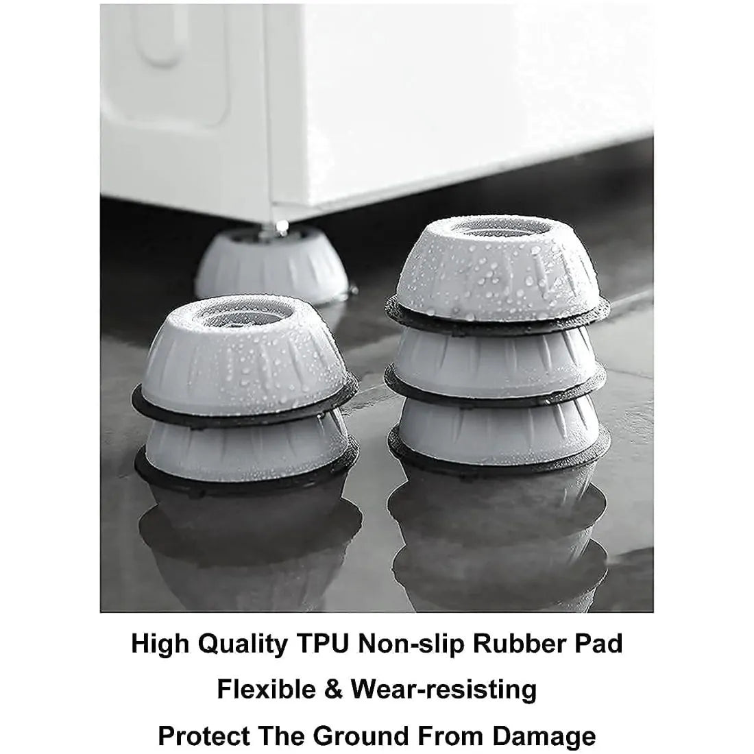 Washing machine universal foot pads set of 4 - Dreamzhub