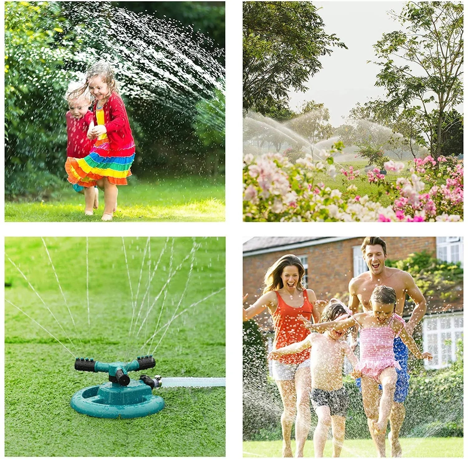 360° Rotating Garden Sprinkler – Automatic Lawn & Plant Watering System for Even Coverage