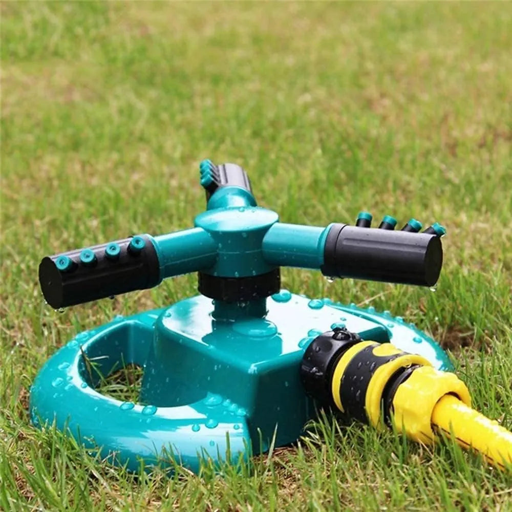 360° Rotating Garden Sprinkler – Automatic Lawn & Plant Watering System for Even Coverage