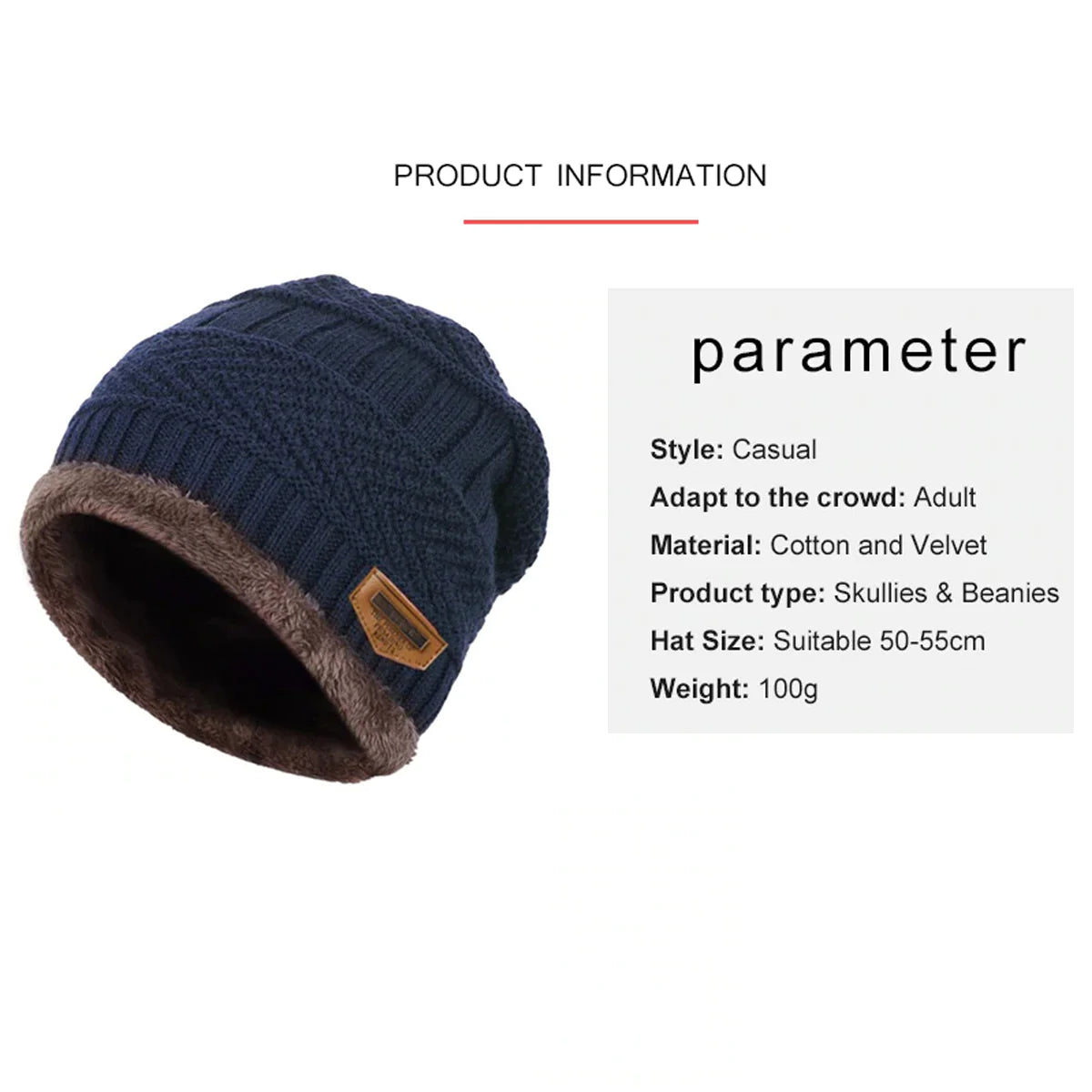 Woolen Muffler Cap