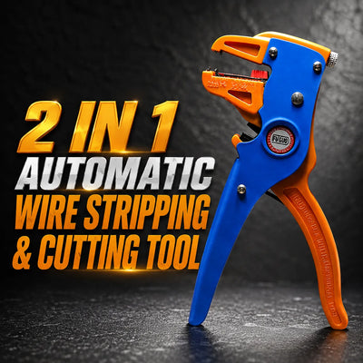 2 IN 1 Automatic Wire Stripping & Cutting Tool