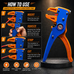Professional 2-in-1 Automatic Wire Stripping & Cutting Tool